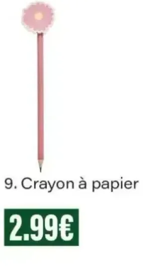 Crayon à papier