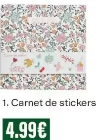 Carnet de stickers