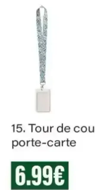 Tour de cou porte-carte