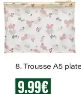 Trousse A5 plate