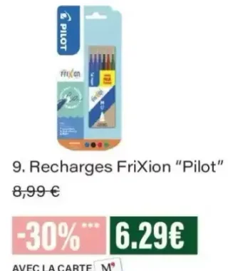 Recharges FriXion Pilot