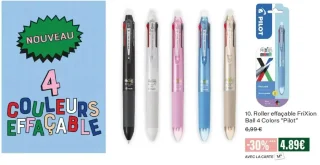 Roller effaçable FriXion Ball 4 Colors Pilot