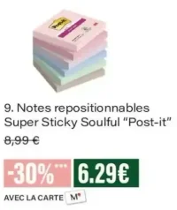 Notes repositionnables Super Sticky Soulful "Post-it"
