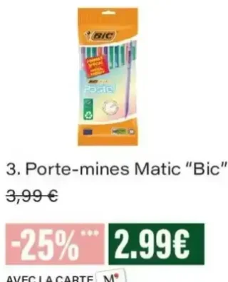 Porte-mines Matic "Bic"