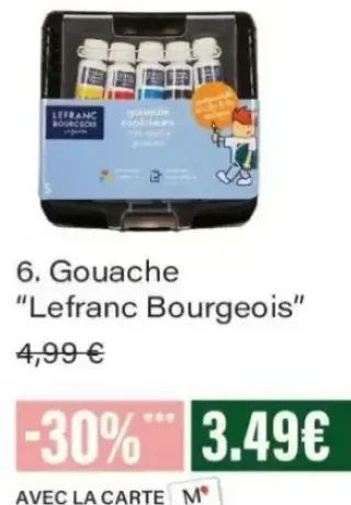 Gouache Lefranc Bourgeois
