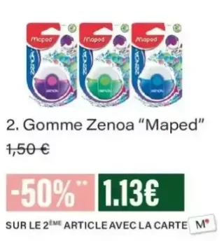 Gomme Zenoa Maped