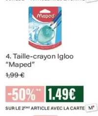 Taille-crayon Igloo Maped