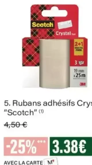 Rubans adhésifs Crystal "Scotch"