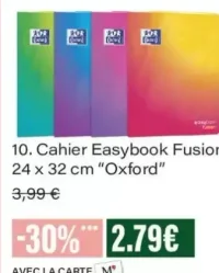 Cahier Easybook Fusion 24 x 32 cm "Oxford"