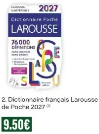 Dictionnaire français Larousse de Poche 2027