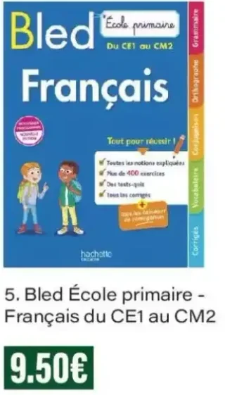 Bled École primaire - Français du CE1 au CM2