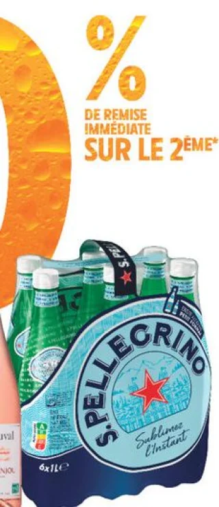 Eau minérale naturelle gazeuse S.Pellegrino
