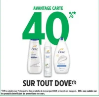 Produits de soin et d'hygiène Dove