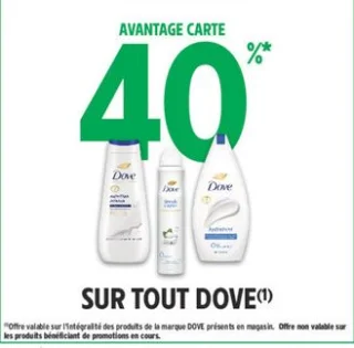 Produits de soin et d'hygiène Dove