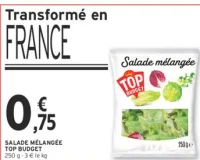 Salade mélangée TOP BUDGET