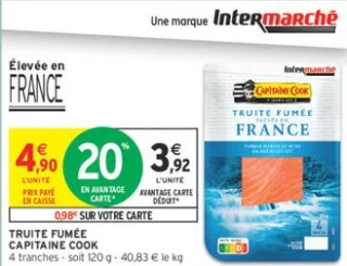 Truite fumée Capitaine Cook