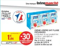 Crème Légère UHT Fluide Pâturages