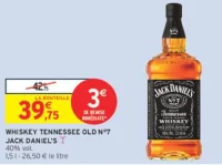 Whiskey Tennessee Old N°7 Jack Daniel's