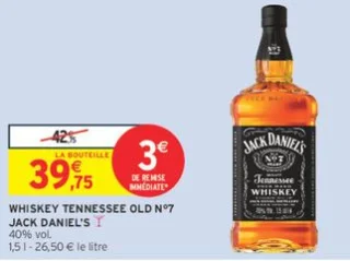 Whiskey Tennessee Old N°7 Jack Daniel's