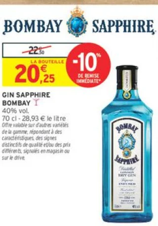 Gin Sapphire Bombay