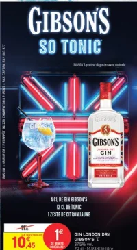 Gin London Dry Gibson's