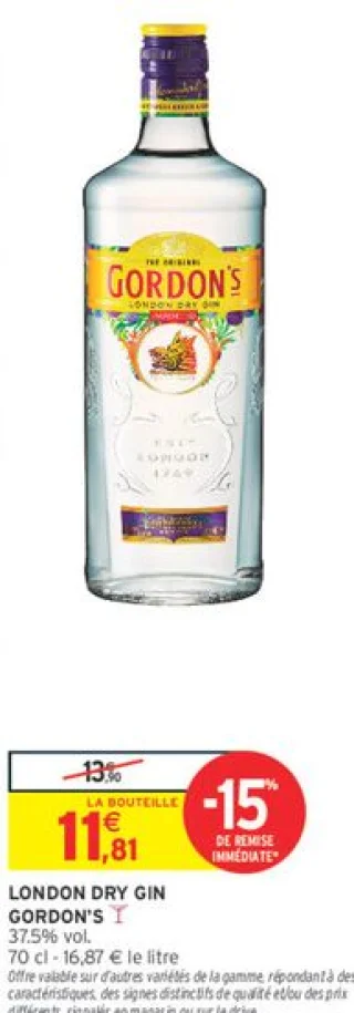 London Dry Gin Gordon's