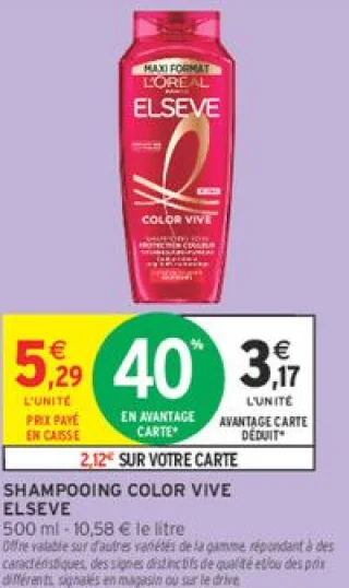 SHAMPOOING COLOR VIVE ELSEVE