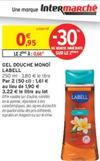 GEL DOUCHE MONOÏ LABELL