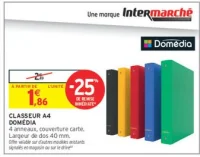 Classeur A4 Domédia