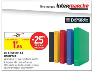 Classeur A4 Domédia