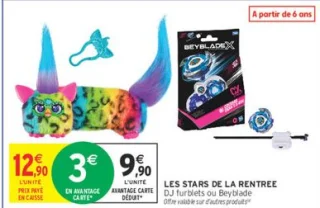 LES STARS DE LA RENTREE DJ furblets ou Beyblade