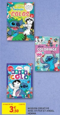 Mission Creative avec Stitch et Angel Hemma