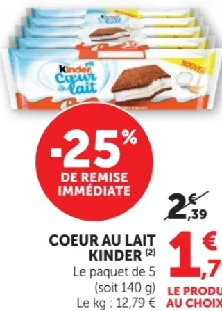 Coeur au Lait Kinder
