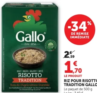 Riz Pour Risotto Tradition Gallo