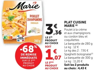 Plat cuisine Marie