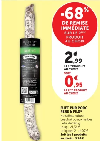 Fuet pur porc Père & Fils