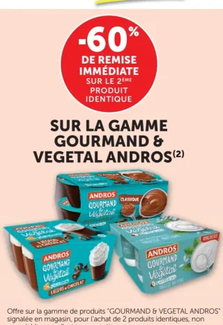 Gamme Gourmand & Végétal Andros