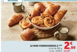 12 Mini Viennoiseries U