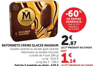 BATONNETS CREME GLACEE MAGNUM