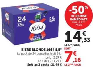 Biere Blonde 1664 5,5°