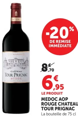 Medoc AOP Rouge Chateau Tour Prignac