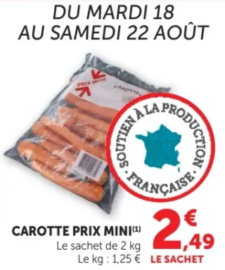 Carotte Prix Mini