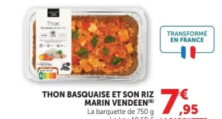 Thon Basquaise et son riz Marin Vendéen