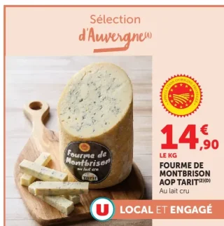 Fourme de Montbrison AOP Tarit