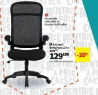 Fauteuil de bureau Zina