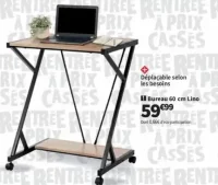 Bureau 60 cm Lino