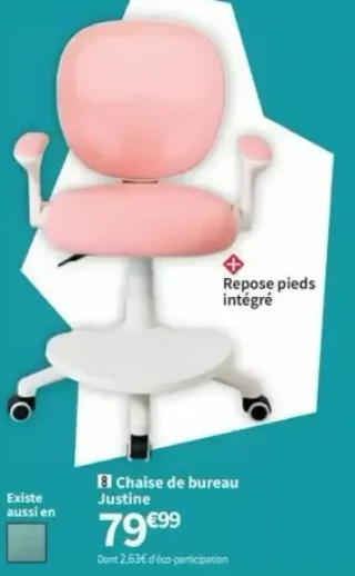 Chaise de bureau Justine