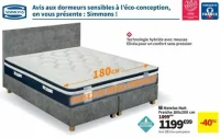 Matelas Nuit Fraîche 180x200 cm Simmons