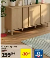 Buffet 3 portes Brume