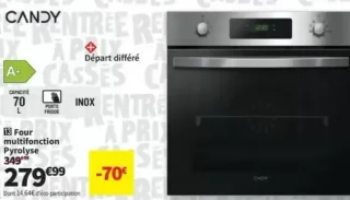 Candy Four multifonction pyrolyse FICOPX606